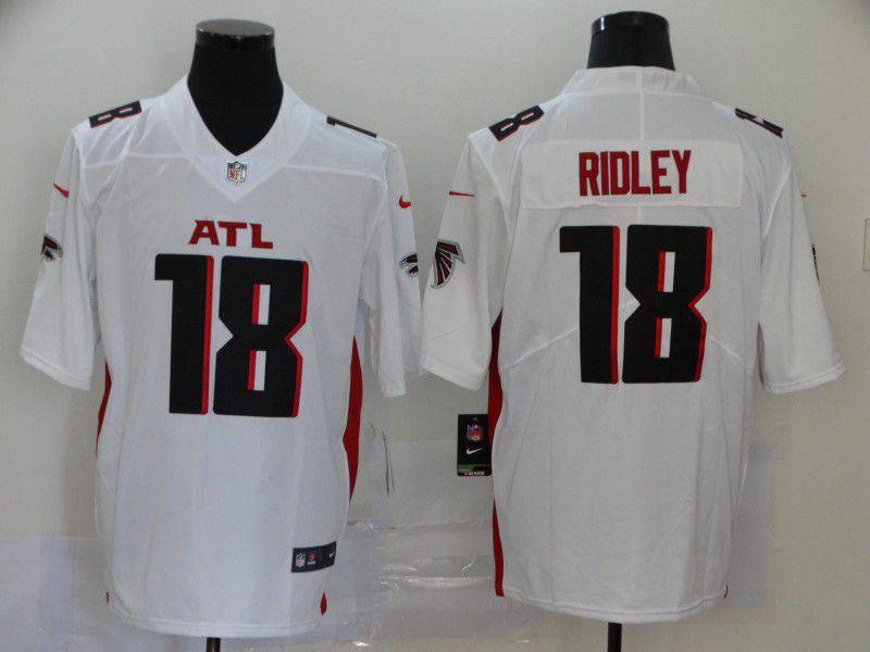 Men Atlanta Falcons 18 Ridley White Nike Vapor Untouchable Stitched Limited NFL Jerseys